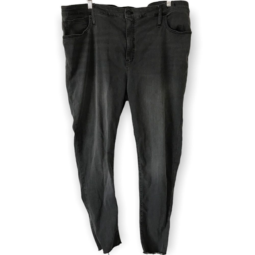 Madewell 10” high rise skinny charcoal black jeans